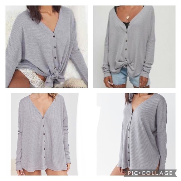 Urban Outfitters Sweaters - URBAN OUTFITTERS OUT FROM UNDER Womens JOJO Thermal Cardigan